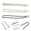 3pcs Pocket Watch Chain Multi-use Iron Chain Pants Chain Decorative Chains 7