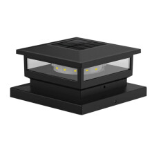 Solar Powered Pillar Cap Lights Outdoor Garden Post Lighting Decorative Patio for Yard Decor for Evening Garden Enhancement and Lighting