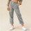 Women's Gray Capri Pants Elastic Waist 11-12 2
