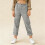 Women's Gray Capri Pants Elastic Waist 11-12 4