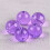 Crystal Glass Beads Round Glossy Violet 8mm 30pcs 1