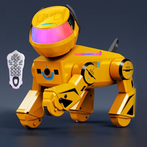 Interactive Robot Dog Toy for Kids – Programmable Bluetooth Robotic Puppy with LED, Dancing & Singing – Compatible with iOS/Android 1
