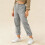 Women's Gray Capri Pants Elastic Waist 11-12 5