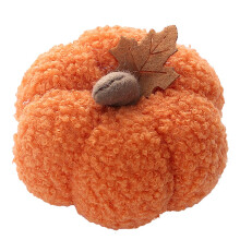Horgolt tök dekoráció rusztikus parasztház mintával 9,5 cm x 6 cm