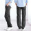 Women's Lounge Pants Cotton Blend Dark Gray M 6