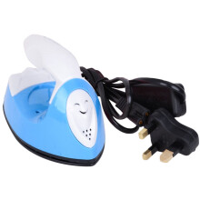 DIY Handy Iron Portable Electric Heat Press Iron for Heat Transfer Handheld Mini Iron(UK Blue)