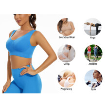 Seamless Sports Bra Wirefree with Removable Pads 3-Pack