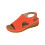 Women's Orange Peep Toe Wedge Sandals Size 7-10 1