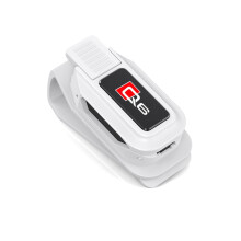 Clip para colgar gafas en la visera del coche Audi Q6. Clip para colgar gafas de ABS tipo presión. Soporte interior multifuncional para