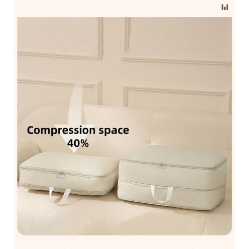 2-Pack Home Compression Storage Bags for Down Jackets in Two Sizes 2