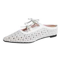 Women's slip-on sandals PU low wedge heel size 39 EU