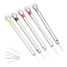 Kit di riparazione per occhiali, set di cacciaviti in metallo (5 pezzi)