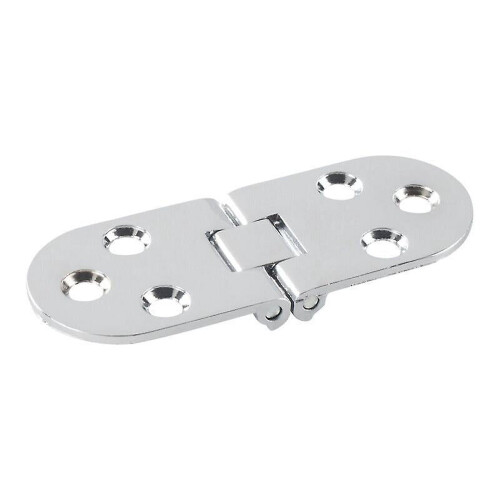 Folding Table Hinge Zinc Alloy 4 Pcs 180 Degree Silver