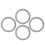 TINKSKY Rubber Seal Rings Replacement Gaskets for Blender 4