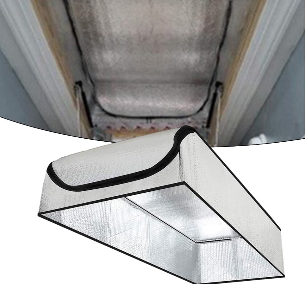 Attic Stair Cover Insulation Aluminum Foil Barrier For Heat And Draft Control 9130661158633