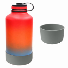 Manchon antidérapant en silicone de 7,5 cm pour tasse en acier inoxydable, base en silicone Spacepot, housse de bouteille de cuisine