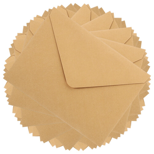 50pcs Invitations Retro Decorative Empty Envelopes Cards Letter Envelopes