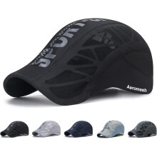 Sport Cap Breathable Mesh Baseball Hat, Low-Profile Fit, Adjustable Strap, Quick-Drying Fabric, Machine-Washable, Effective Sun Protection Outdoors