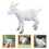Figurines de chèvres blanches en PVC (8 pièces) 1
