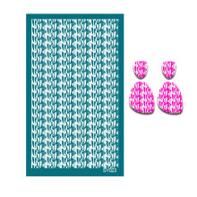 Silk Screen Stencils for Polymer Clay Reusable Kit Type 11