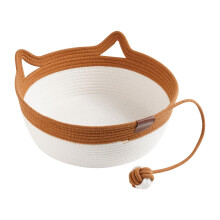 Clearance Woven Cat Beds Cat Ears Cotton Rope Pet Cat Beds All Season Beds Cat Beds and Dog Beds
