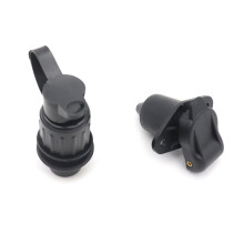 ROCKROK 3Pin Trailer Plug 12V Towing Bar Socket 3 Poles Wiring Electrical Connector