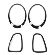 Car Headlight Taillight Cover Trims Frame Bezel Cover Ring for R56 R57 R58 R59 Cooper S JCW 2007‑2015 Auto Parts