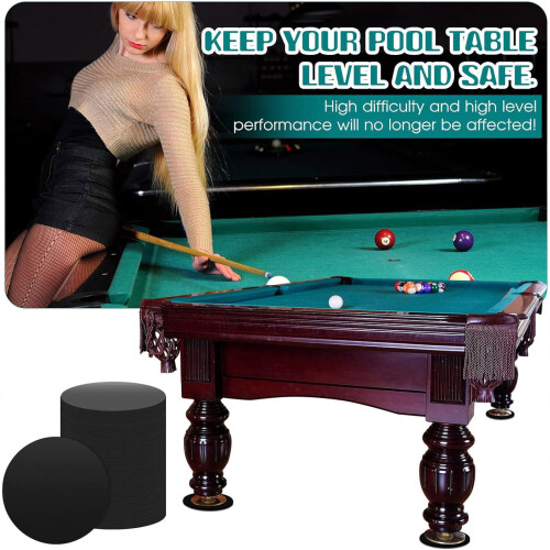 Billiard Pool Table Leg Shims Rubber 3 Inch Diameter