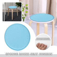 Coussins de siège ronds haut de gamme, 30 cm, revêtement doux et lisse, couleurs vives, coussins épais pour la maison/le bureau (sans attaches)