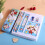 Complete Stationery Set - Includes Pencil Case, Pencils, Ruler, Sharpener, Eraser, and Notebook - Cute and Durable Design for Learning 4