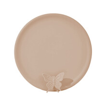 Couvercle en silicone en forme de papillon pour tasses, gobelets et verres – Plusieurs couleurs disponibles (jaune/beige/vert)