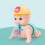 Παιχνίδι μπουσουλήματος Learn Doll - Ηλεκτρική κούκλα με μπουκάλια που σέρνεται με 7