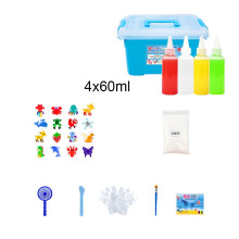 Magic Water Elf Toy Kit with 460ml Color-Changing Gel, 4 Molds – Compatible with Magic Water Pets