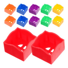 12Pcs Pool Chalk Holder Mini Portable for Billiard Chalk Storage and Protection