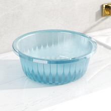 Plastic Transparent Wash Basin for Foot Soak, Laundry, Hand Wash, Face/Veg Washing, Camping & Kitchen – Stylish & Sturdy