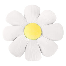 Coussin de sol en peluche à motif floral mignon de 40 cm – Coussin de siège marguerite pour canapé, fauteuil, lit ; Rentrée scolaire