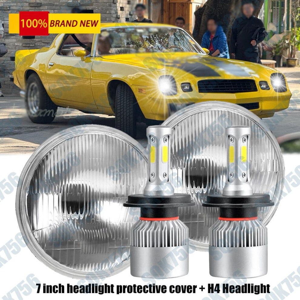 7 Inch Round Led Headlights For Chevy Monte Carlo 9377112693026