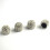 4 τεμάχια Universal Jeweled Bling Rhinestone Βαλβίδες ελαστικών τροχών Κάλυμμα καπακιού 1