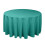 Round Disposable Plastic Tablecloth Green 60 in 1
