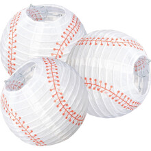 3 db-os baseball témájú partidekoráció 30 cm-es méretben