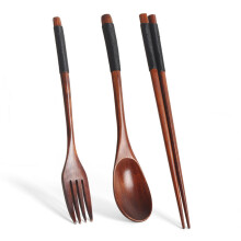 Cucharas de madera para cocinar: agarre cómodo, aptas para sartenes antiadherentes, utensilios de cocina para remover y servir.