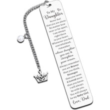 Birthday Gifts for Daughter – College Dorm Essentials, Back to School Bookmark, 16th/18th Birthday & Stocking Stuffer – Compatible with All Ages
