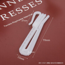 50pcs Plastic Pinch Pleat Hooks for Drapes Adjustable Curtain Hooks and Clips