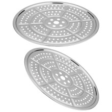 2Pcs Steaming Rack Stainless Steel Steamer for Dumplings in Kitchen Utensils