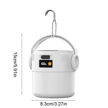 Portable Solar Camping Lantern – Rechargeable, Hanging Tent Light, Bright LED for Outdoors, Power Outages, Emergency & Gatherings