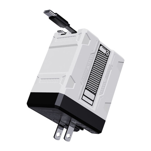 Φορτιστής 2 σε 1GaN 120w, Νέα κλιμακούμενη μονάδα γρήγορης φόρτισης 120w, Πτυσσόμενος