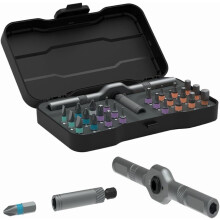 24-in-1 DIY Screwdriver Set with Magnetic Ratchet Handle, Compatible with Electronics, Watch & Home Repair