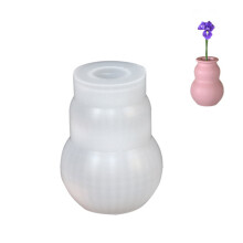 Silikonvaseform for DIY-harpiks, gips og leire – Blomsterbeholder-/ornamentform for skrivebords-, hjem- og kontordekorasjon