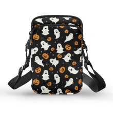 Ghosts Messenger Bag, Polyester mit verstellbarem Riemen für Damen und Herren