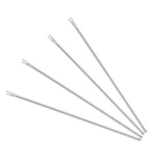 Hair Weaving Supplies for Dolls Silver 4 Pieces
